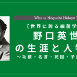 野口英世の生涯と人物像！功績・名言・死因・子孫は？