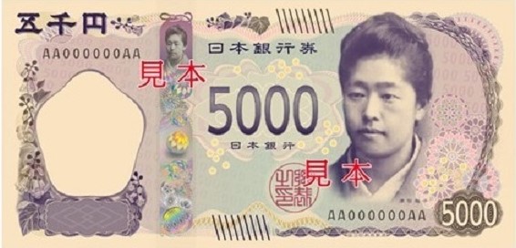 （新たな紙幣の肖像に 出典：Wikipedia）